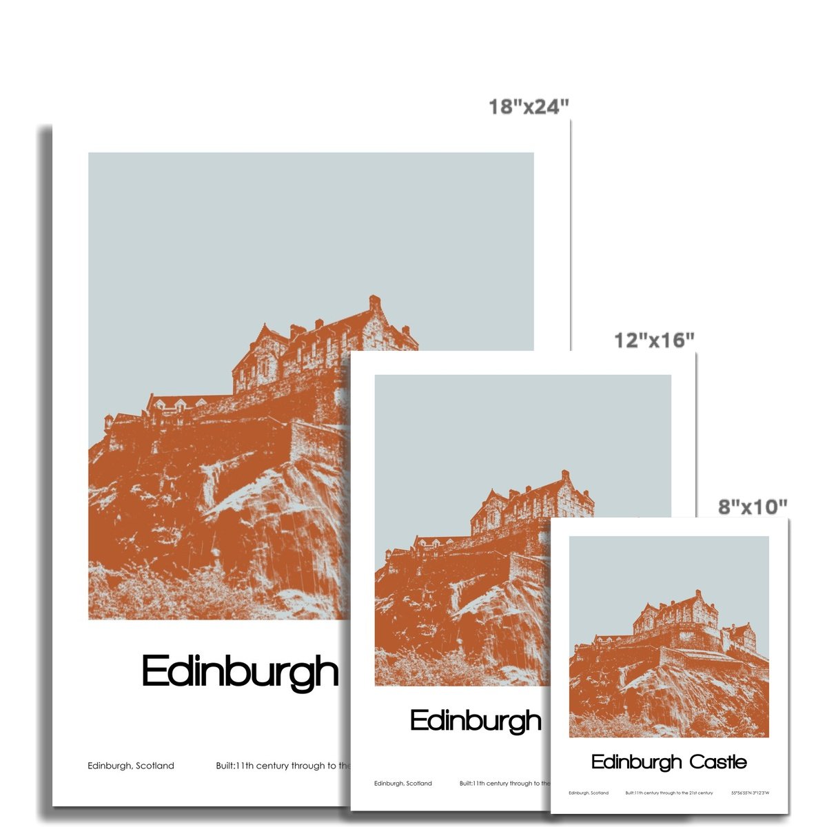 Edinburgh Castle Poster Art