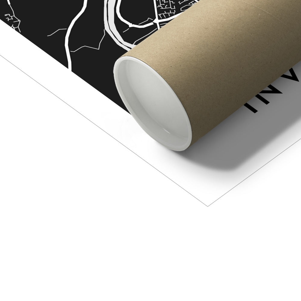 Inverness Map (Black)