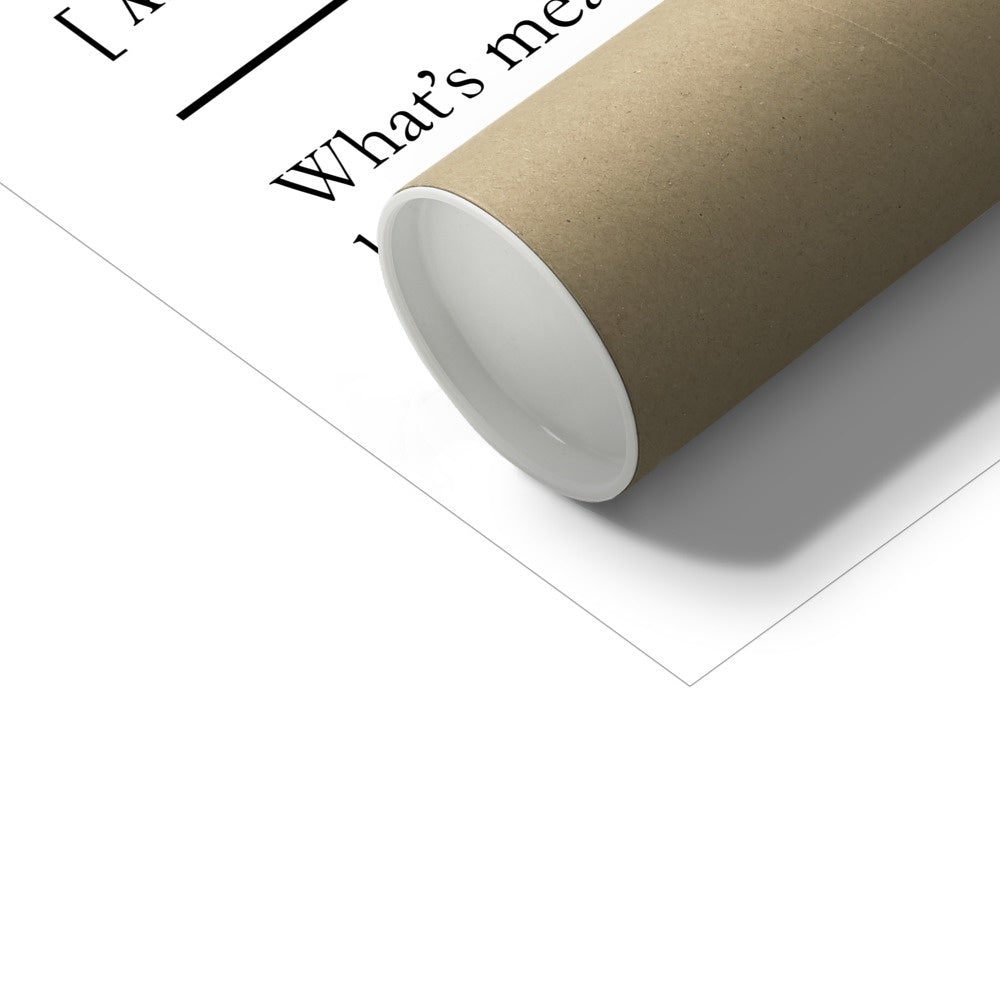 "Whit's fur ye'll no go past ye" - Scottish Slang
