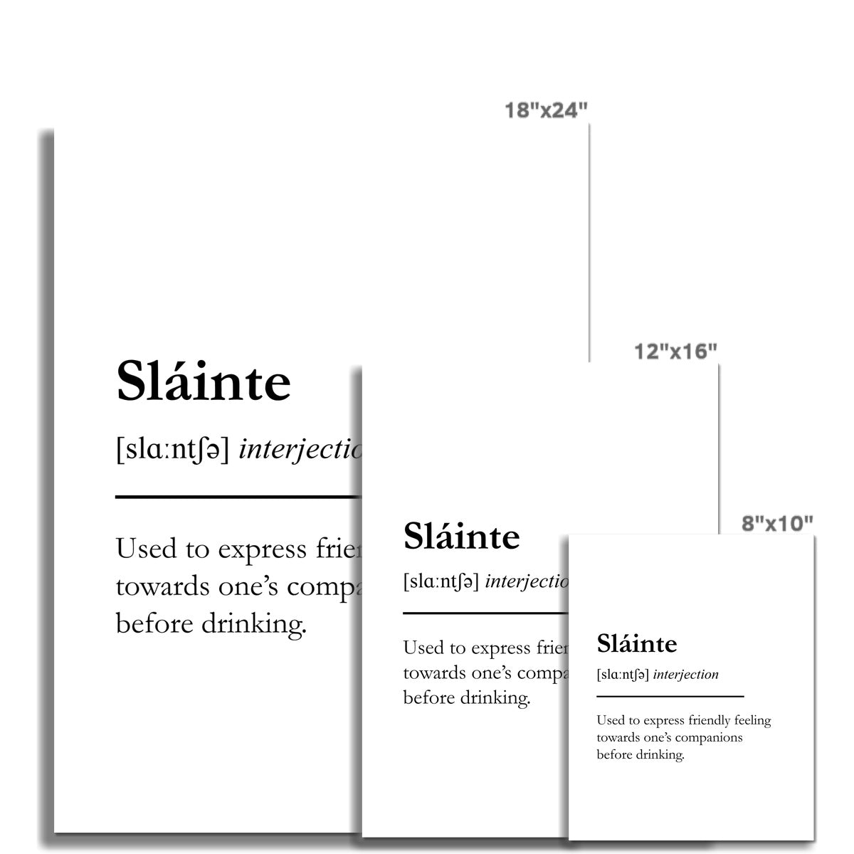 "Sláinte" - Scottish Slang