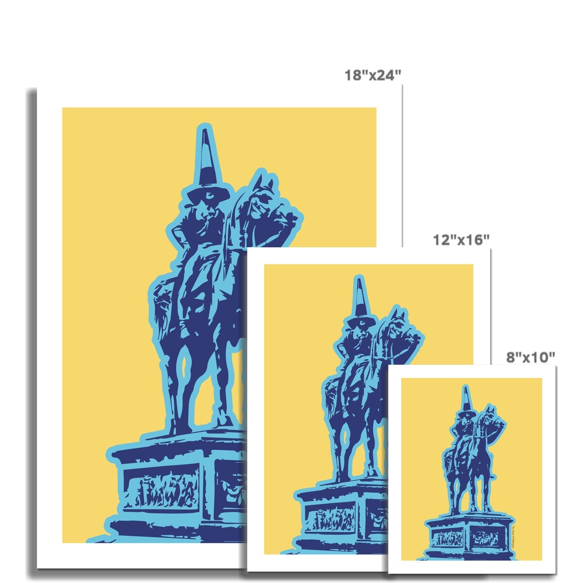 The Duke of Wellington Statue - Pop Colour Art