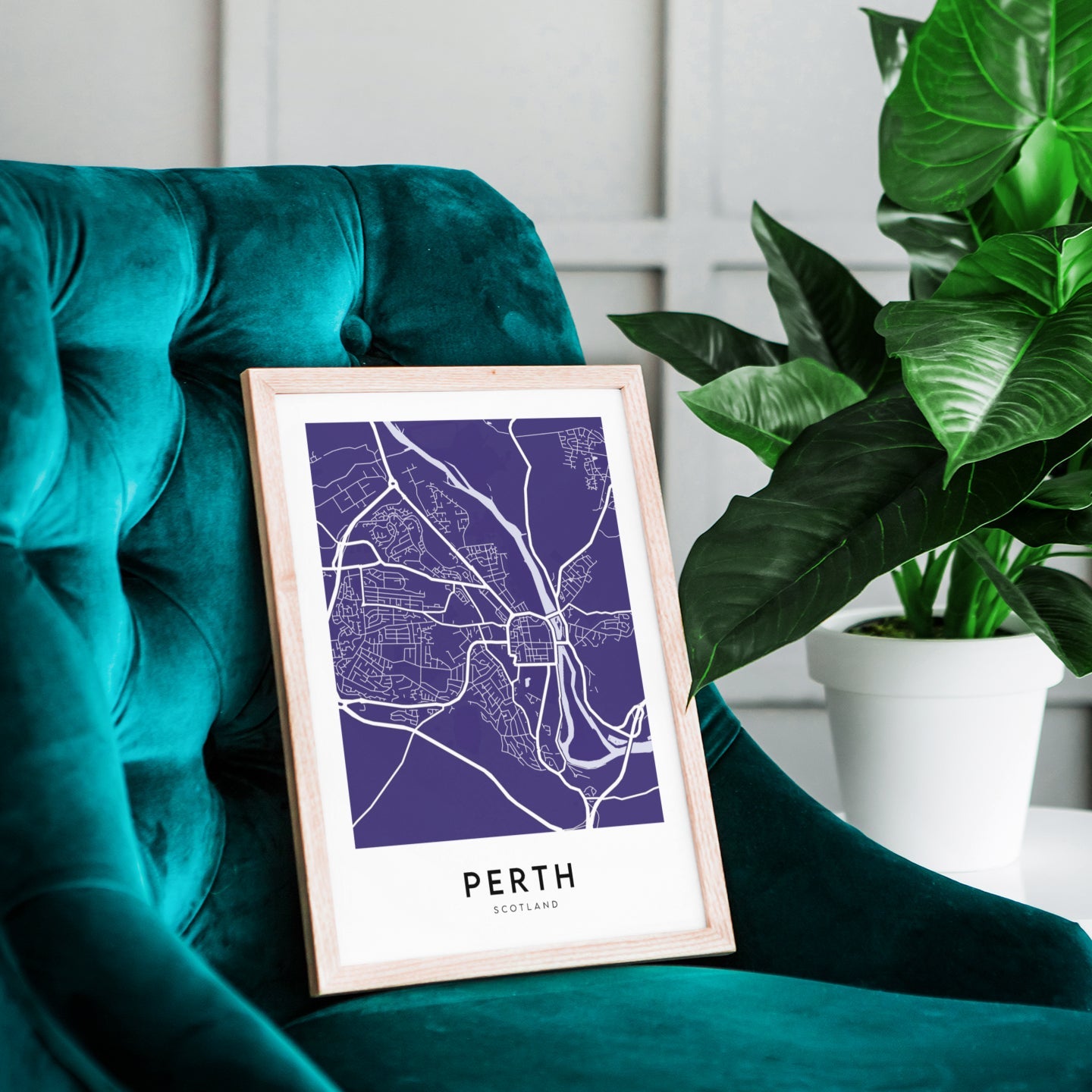Perth Map (Coloured)