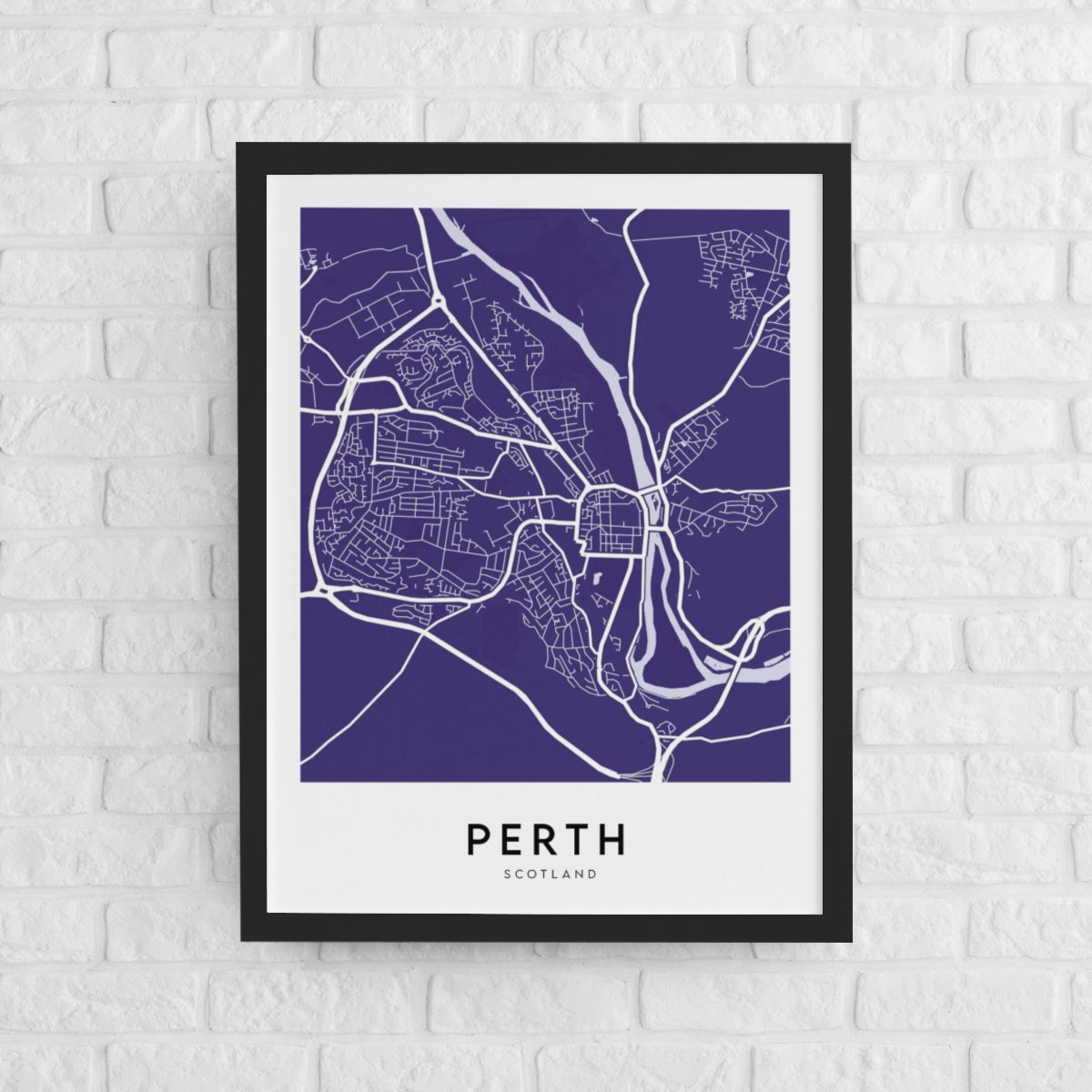 Perth Map (Coloured)