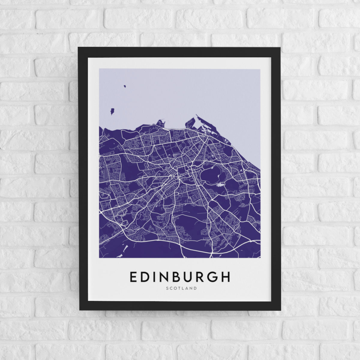 Edinburgh Map (Coloured)