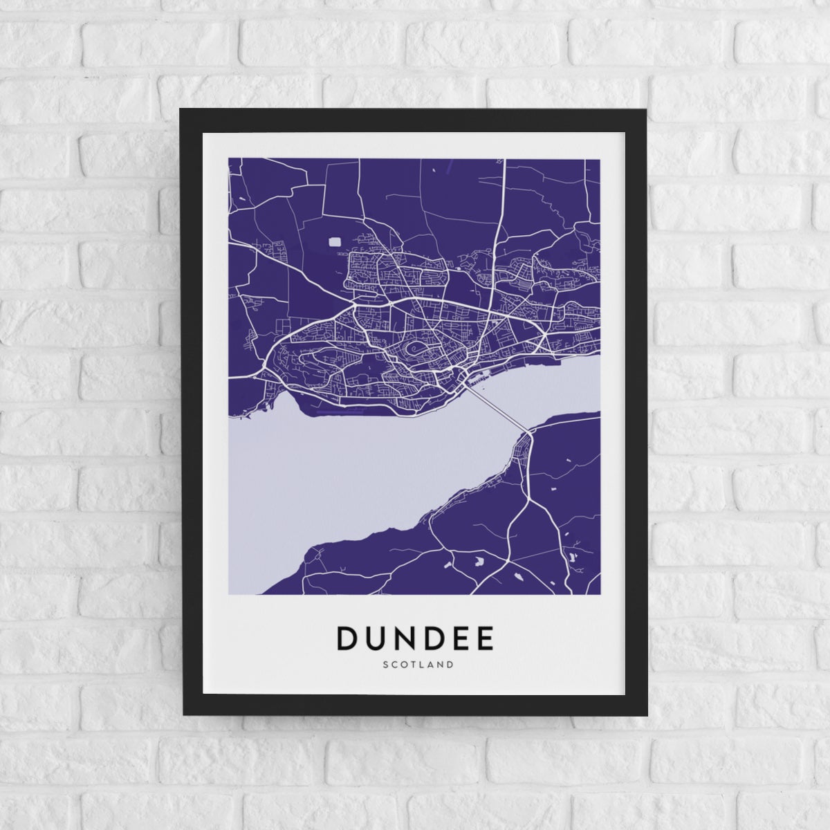 Dundee Map (Coloured)