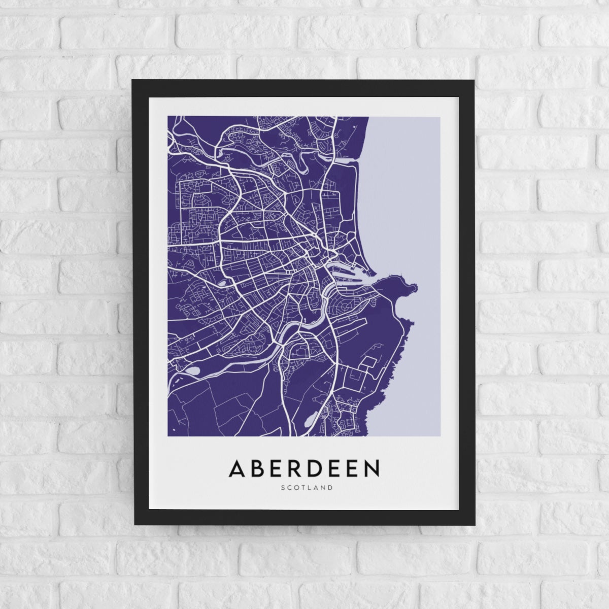Aberdeen Map (Coloured)