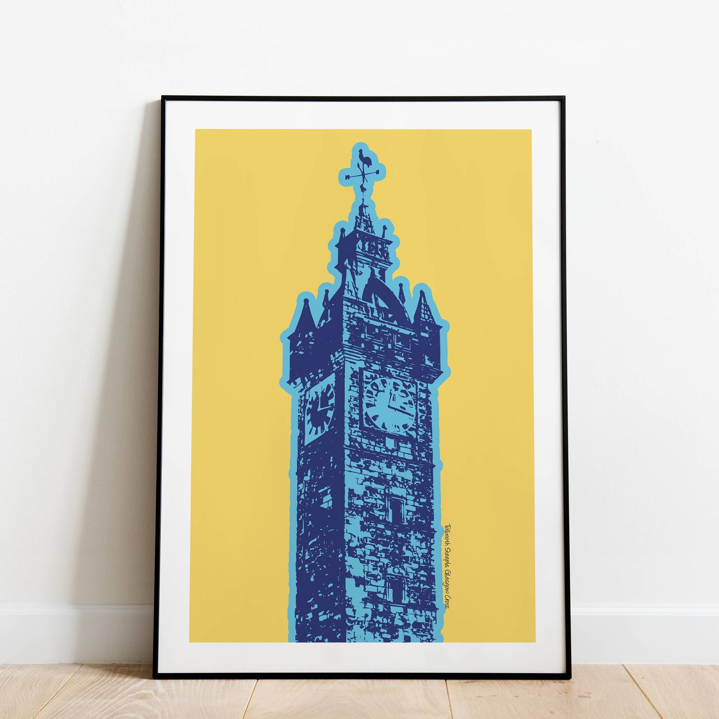 Tolbooth Steeple, Glasgow - Pop Colour Art