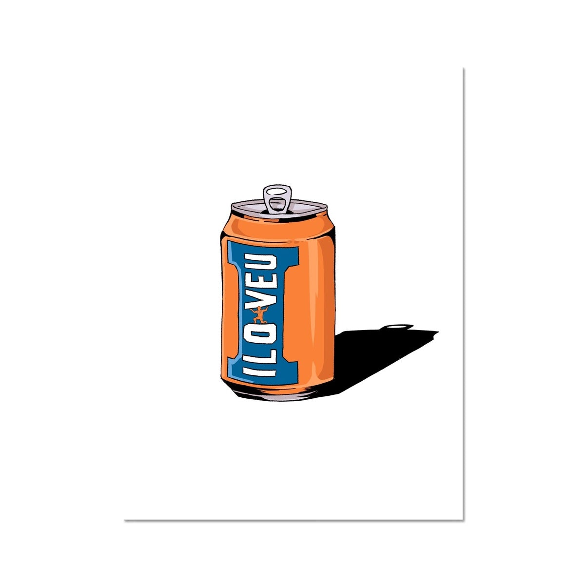 Irn-Bru Can Cartoon
