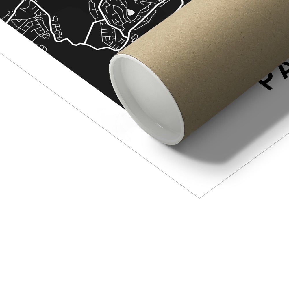 Paisley Map (Black)