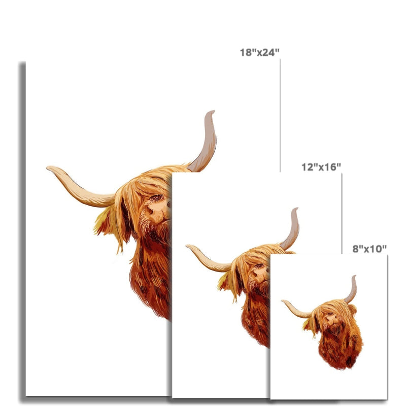 Highland Cattle Art #3