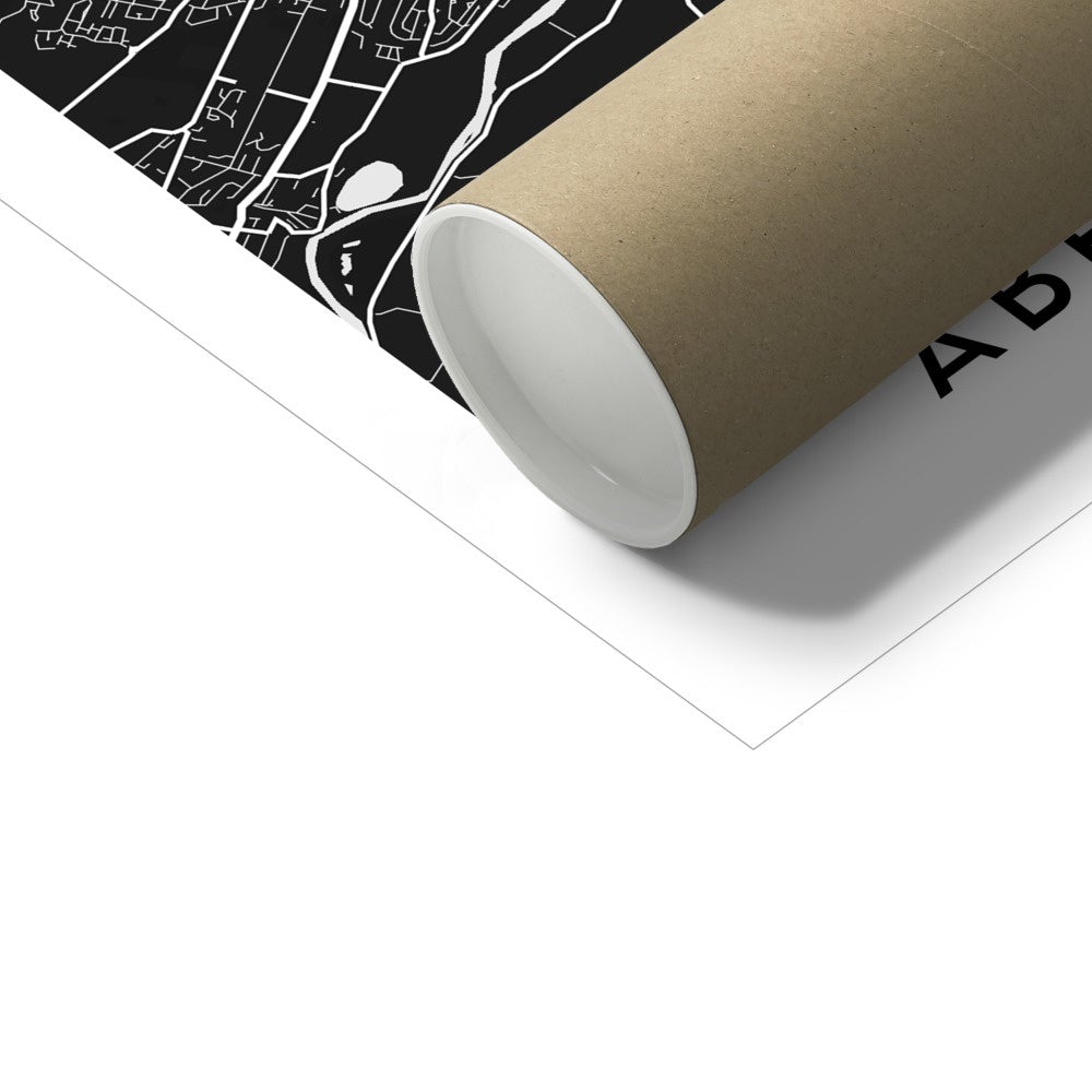 Aberdeen Map (Black)