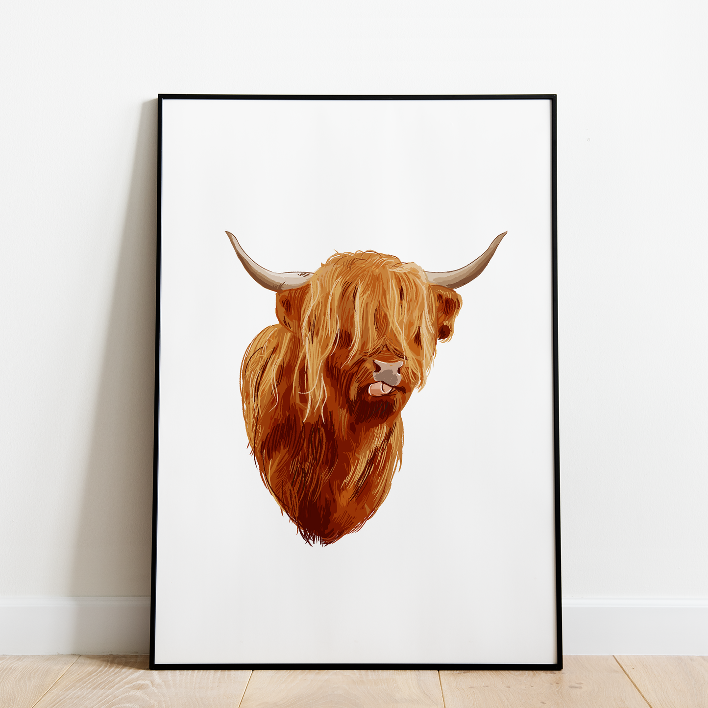 Highland Cattle Art #1