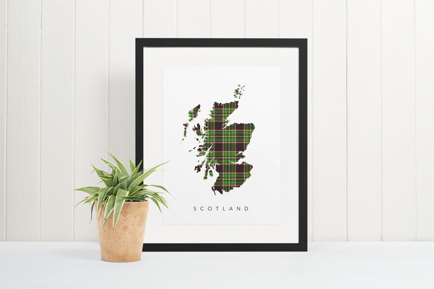 Green Tartan Map
