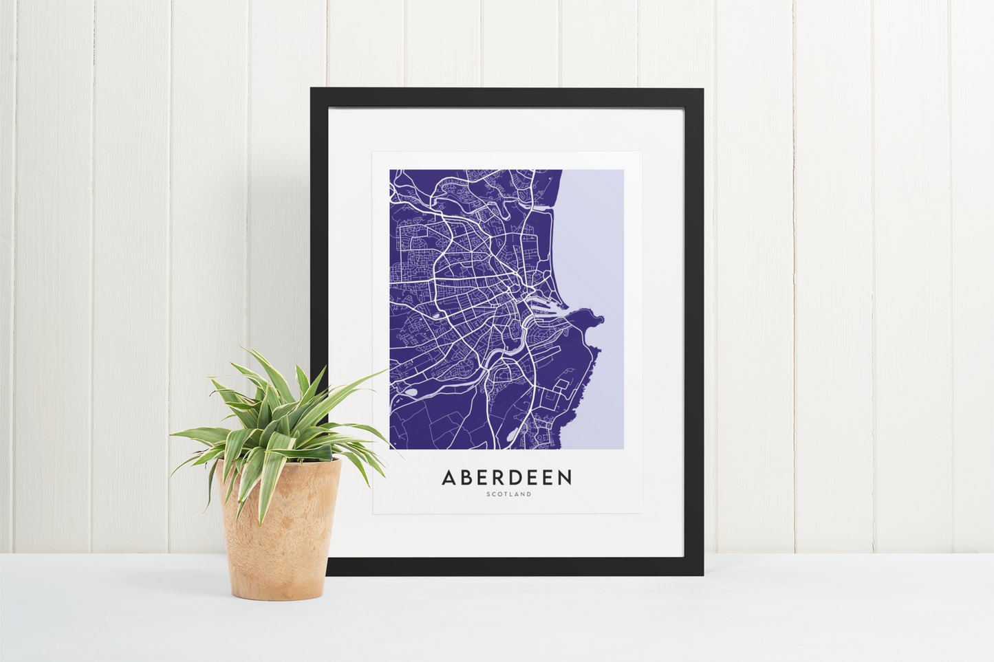 Aberdeen Map (Coloured)