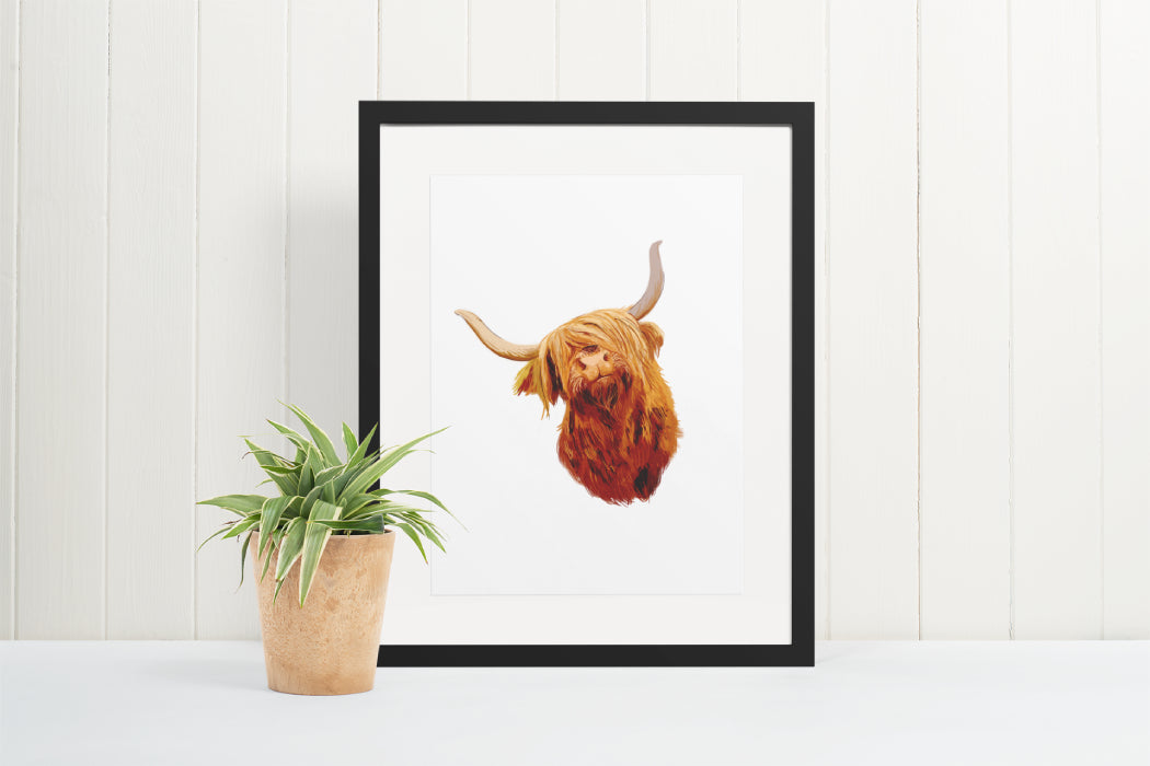 Highland Cattle Art #3