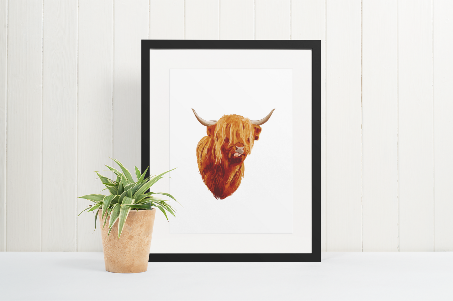 Highland Cattle Art #1