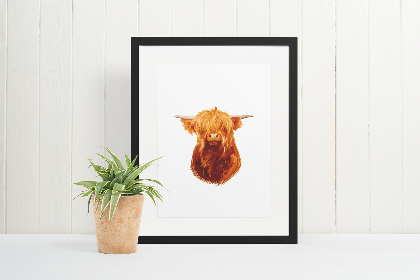 Highland Cattle Art #2