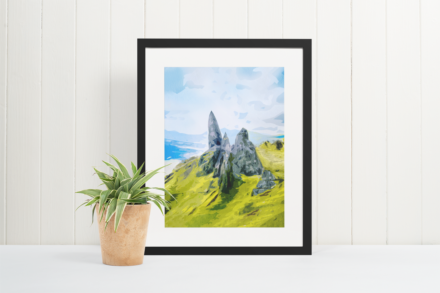 The Old Man of Storr - Watercolor Art