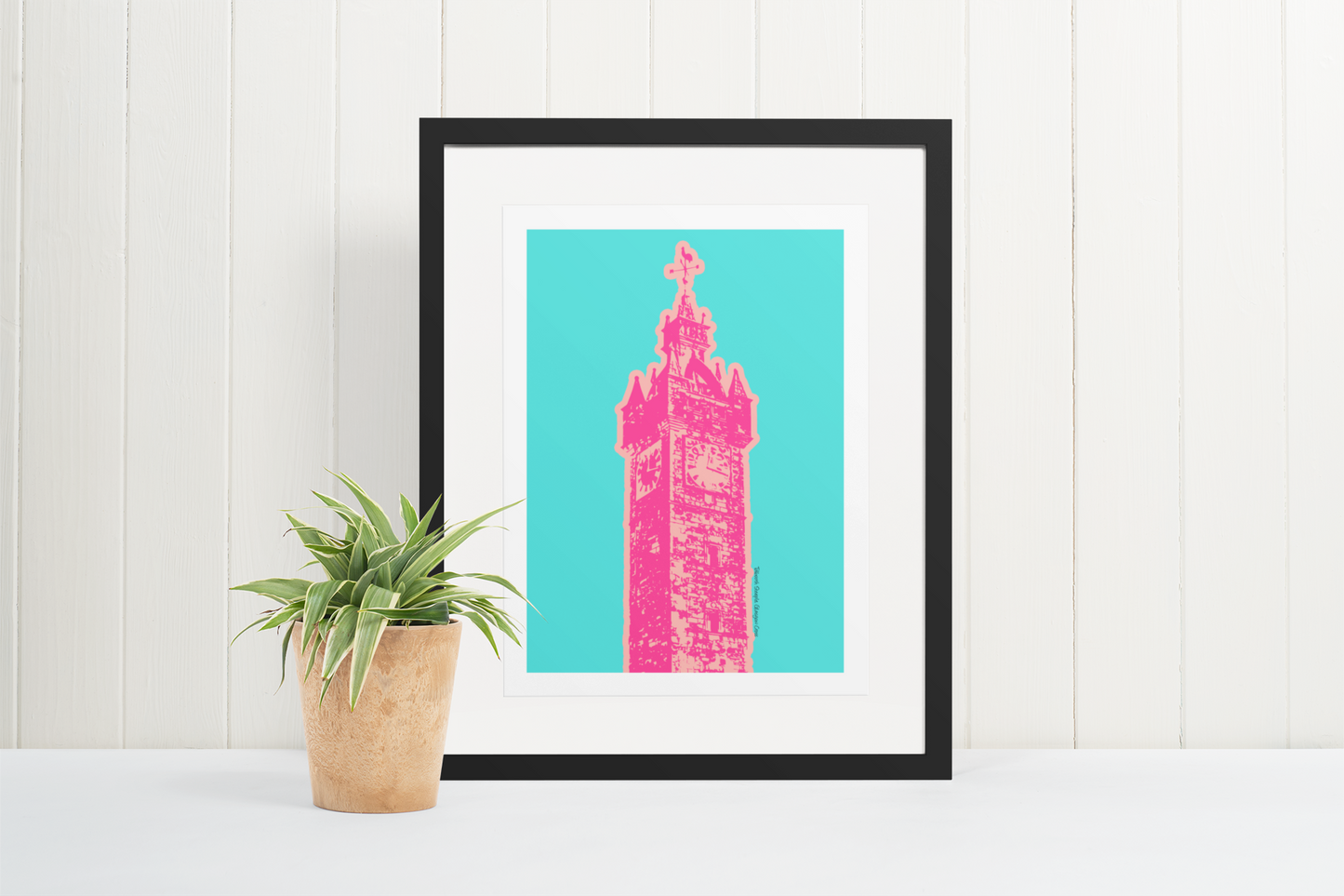 Tolbooth Steeple, Glasgow - Pop Colour Art