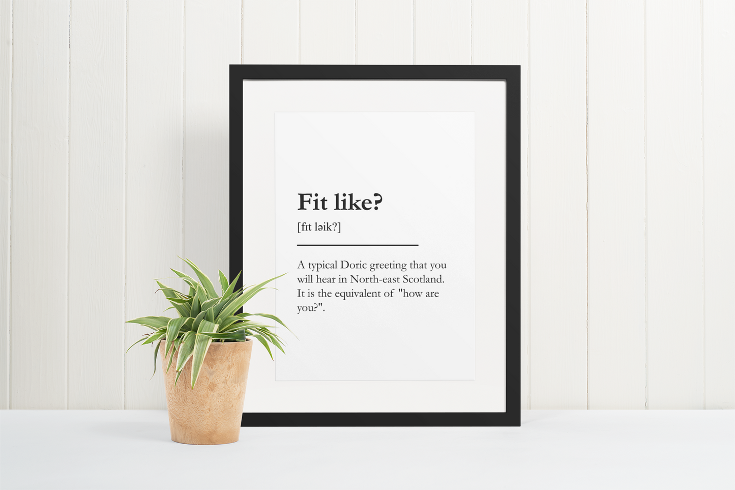 "Fit like?" - Scottish Slang
