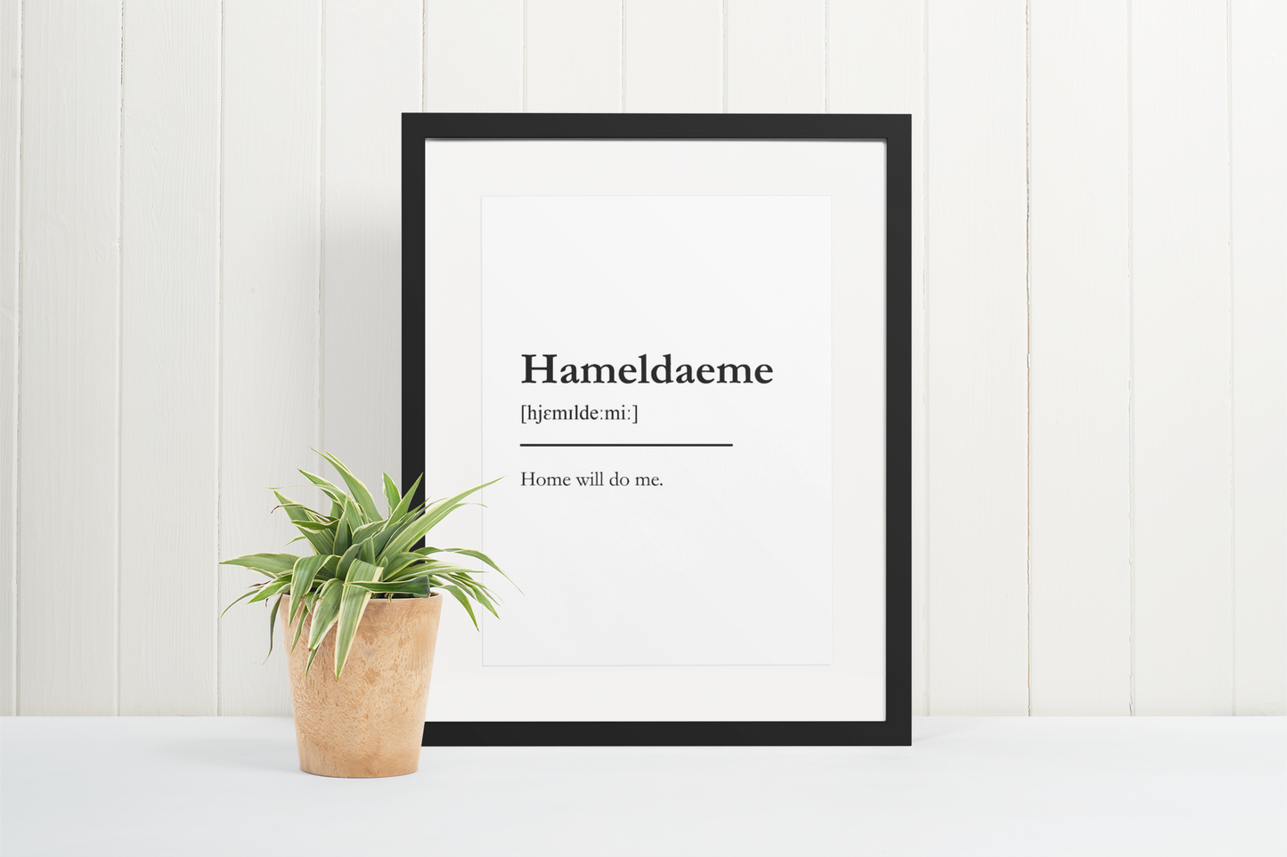 "Hameldaeme" - Scottish Slang