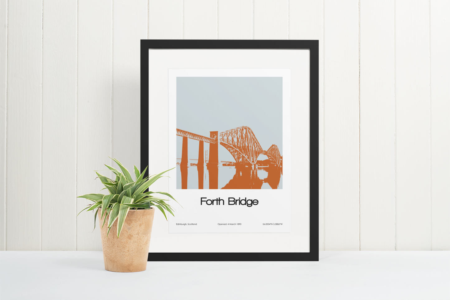 Forth Bridge Poster Art