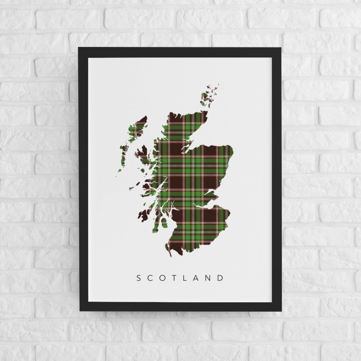 Green Tartan Map