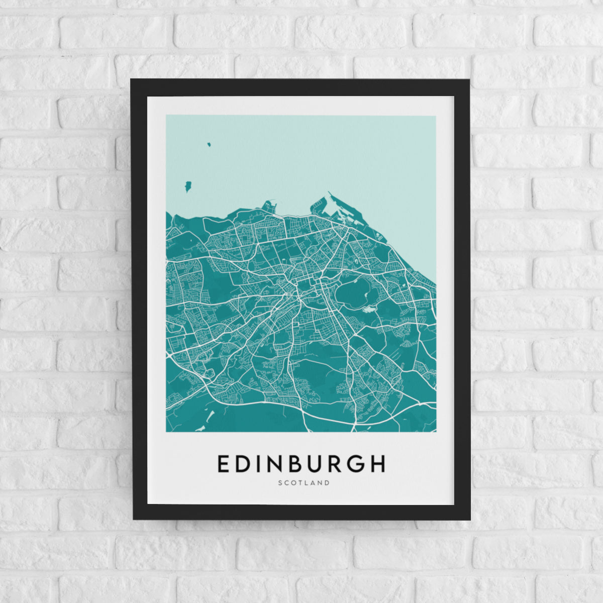 Edinburgh Map (Coloured)
