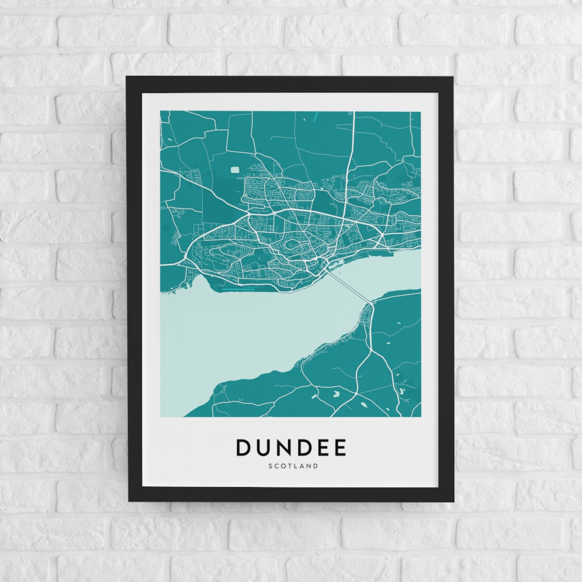 Dundee Map (Coloured)