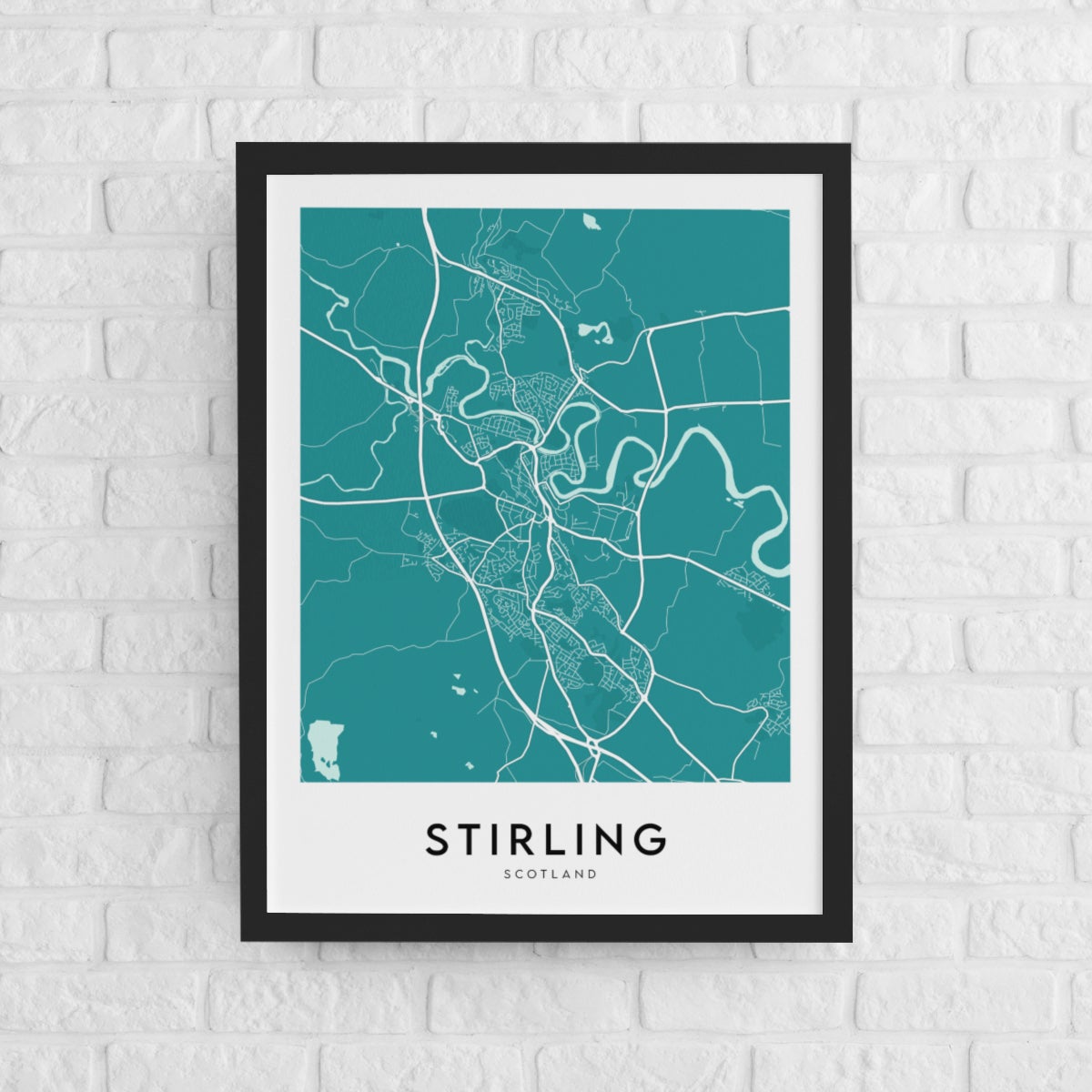 Stirling Map (Coloured)
