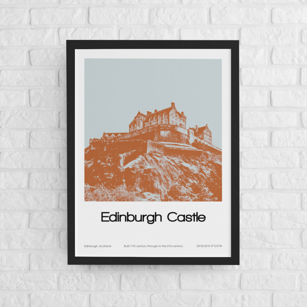 Edinburgh Castle Poster Art