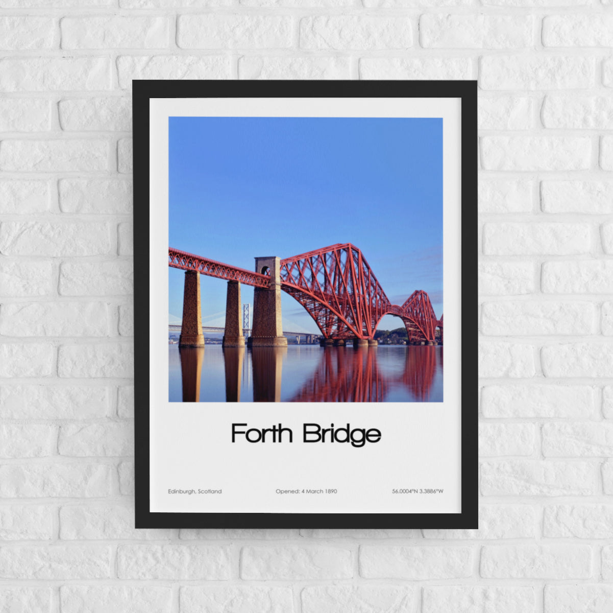 Forth Bridge Poster (Coloured Photo)