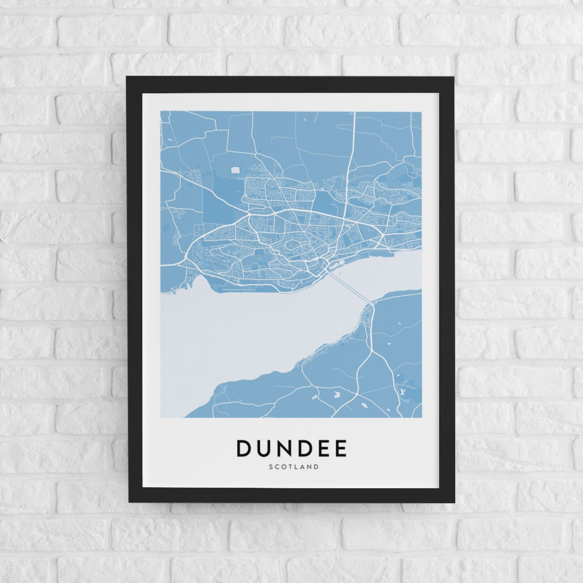 Dundee Map (Coloured)