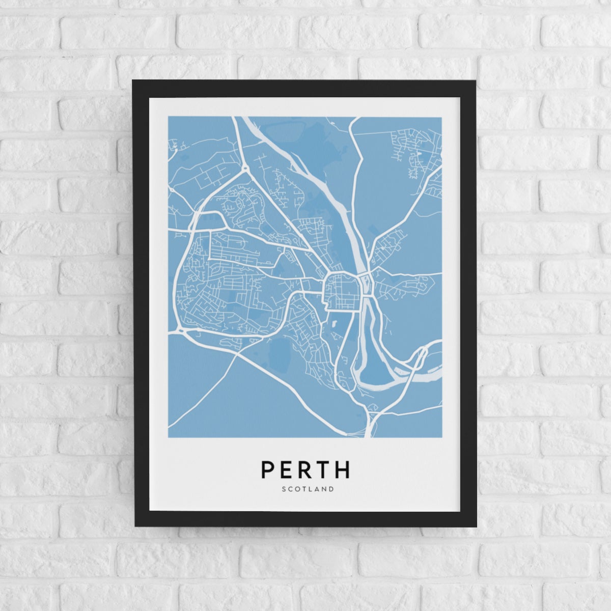Perth Map (Coloured)