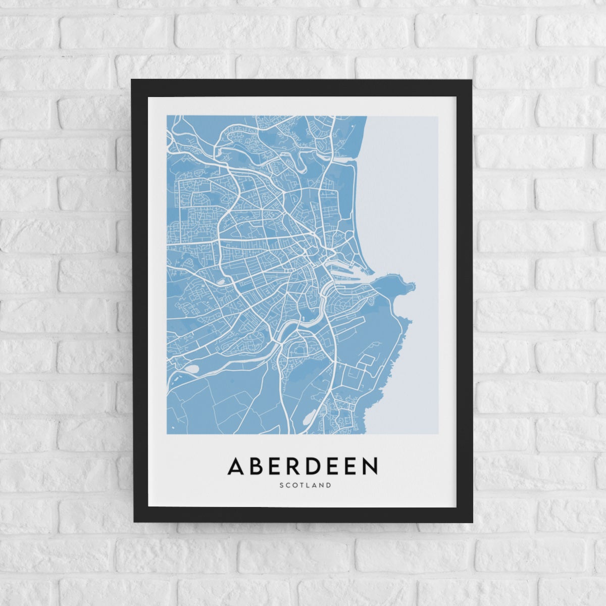 Aberdeen Map (Coloured)