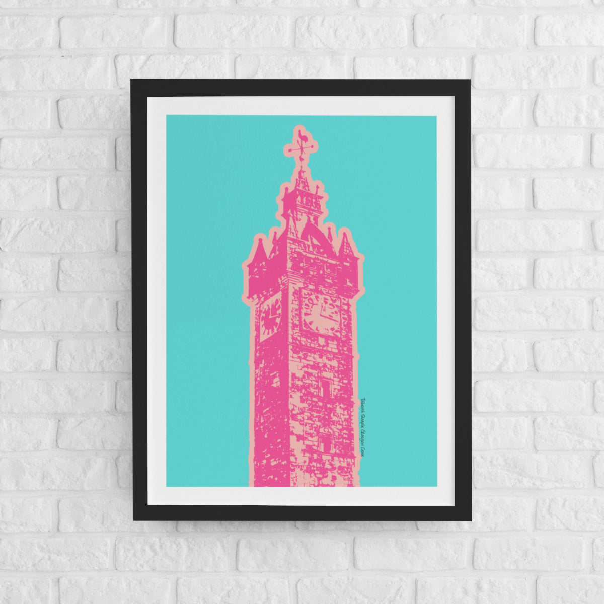 Tolbooth Steeple, Glasgow - Pop Colour Art