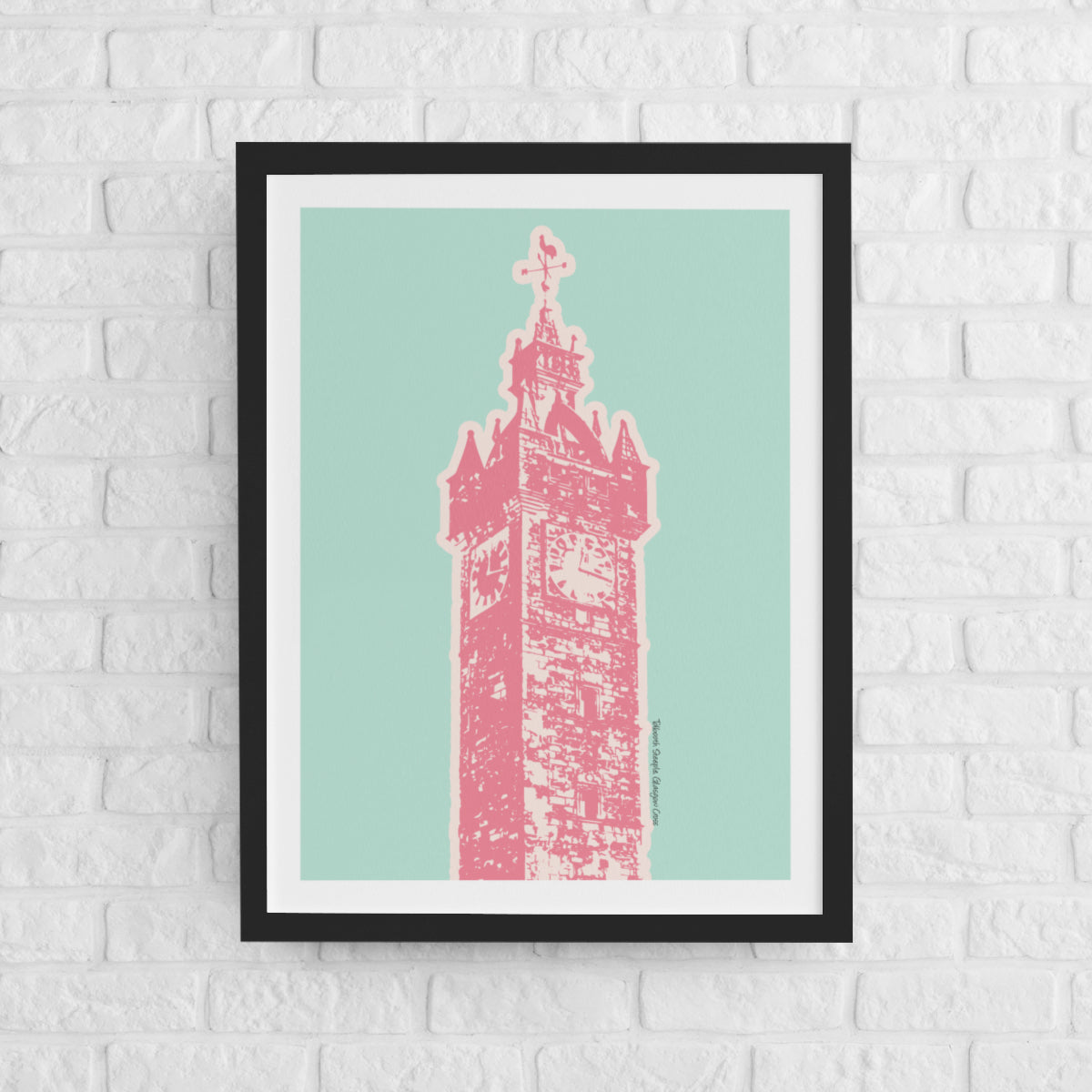 Tolbooth Steeple, Glasgow - Pop Colour Art