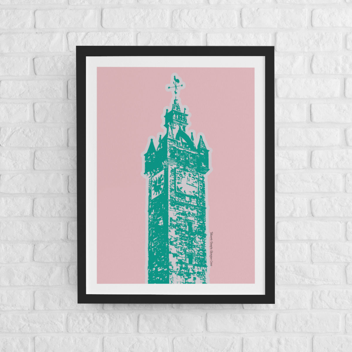 Tolbooth Steeple, Glasgow - Pop Colour Art