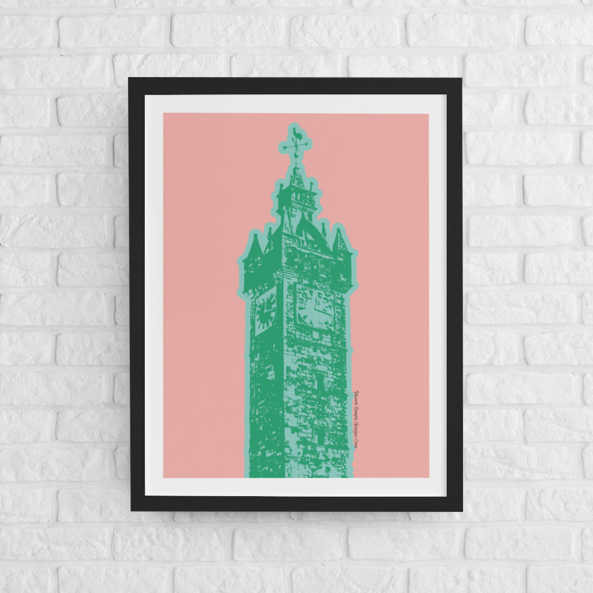 Tolbooth Steeple, Glasgow - Pop Colour Art