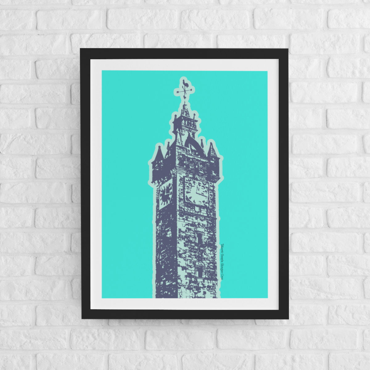 Tolbooth Steeple, Glasgow - Pop Colour Art