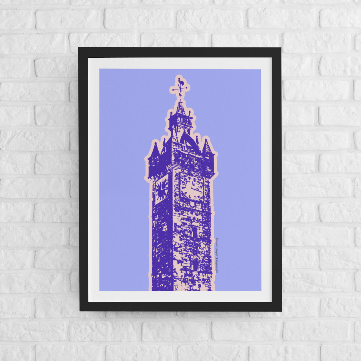 Tolbooth Steeple, Glasgow - Pop Colour Art