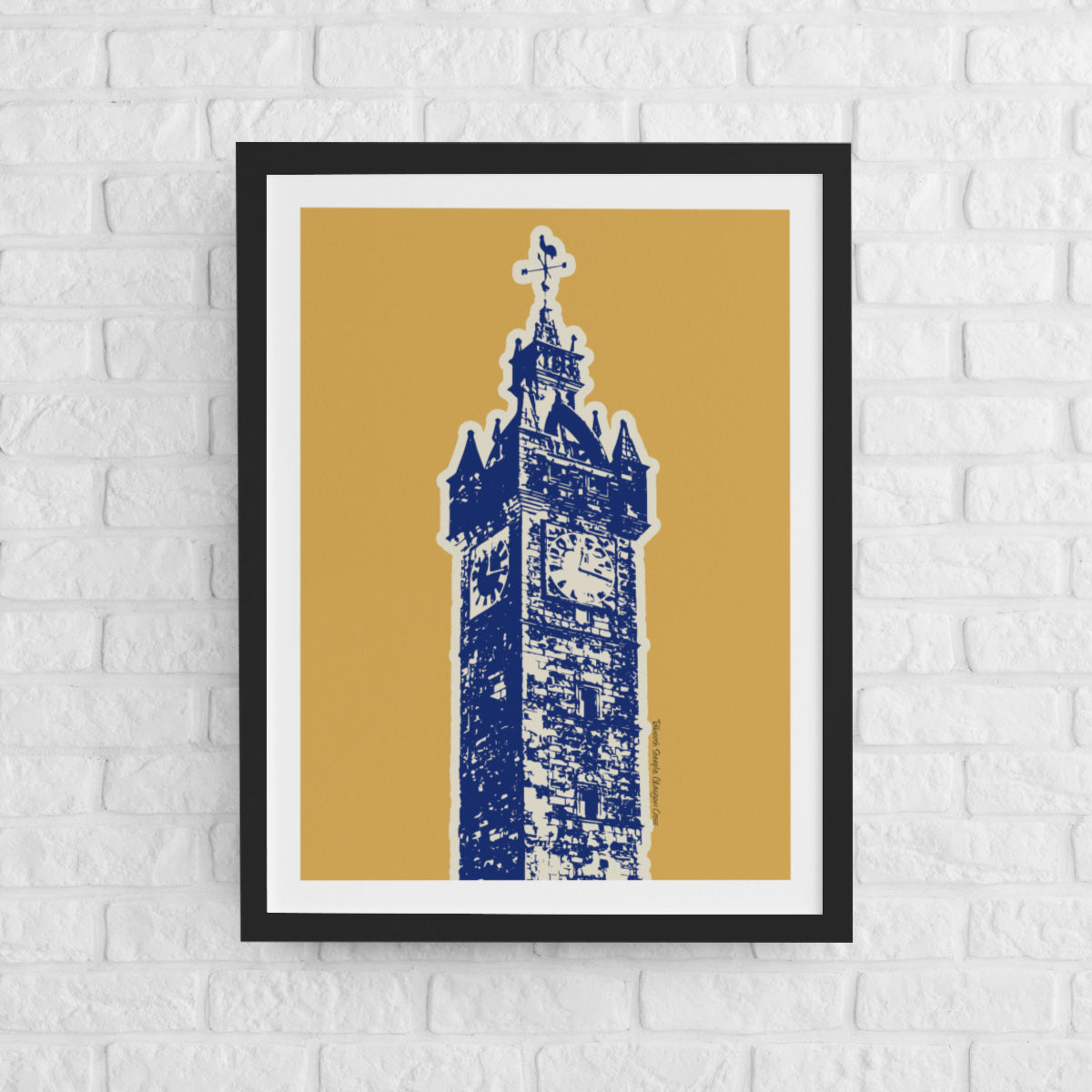 Tolbooth Steeple, Glasgow - Pop Colour Art