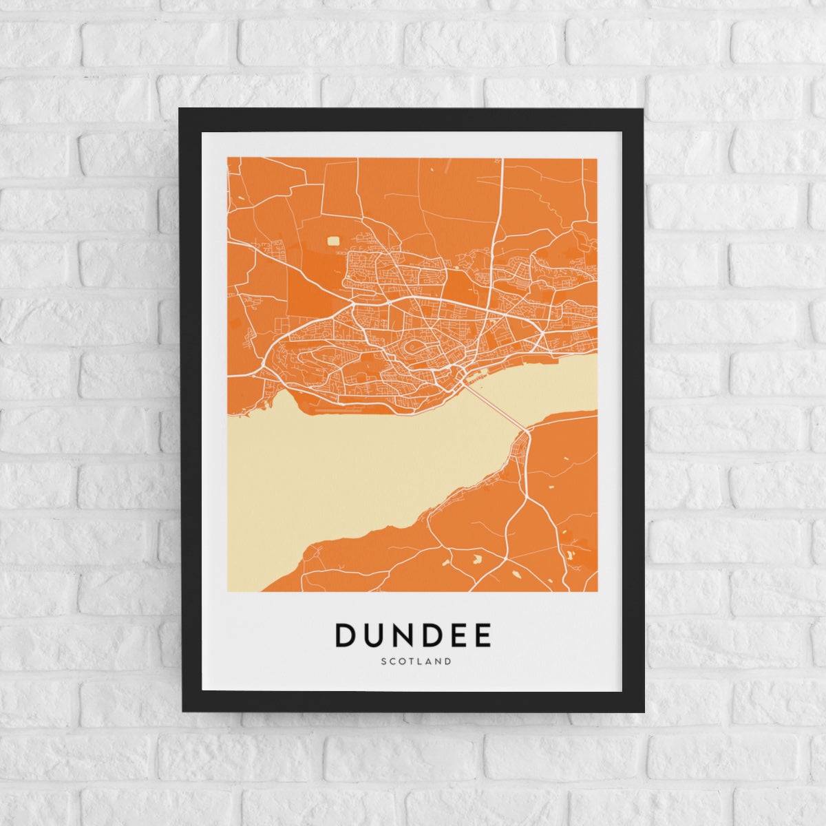 Dundee Map (Coloured)