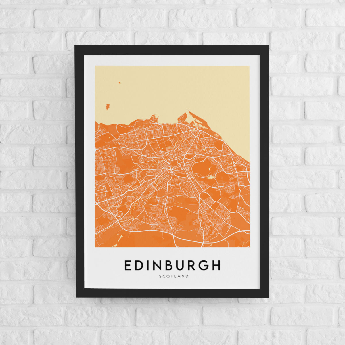 Edinburgh Map (Coloured)