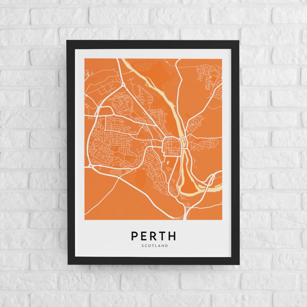 Perth Map (Coloured)