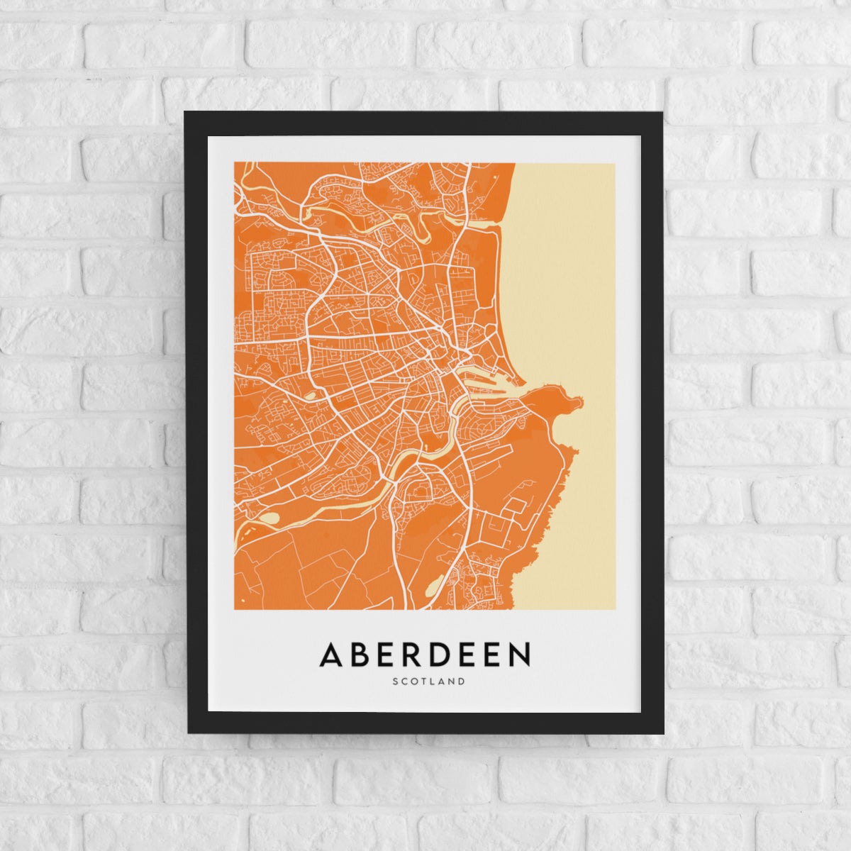 Aberdeen Map (Coloured)