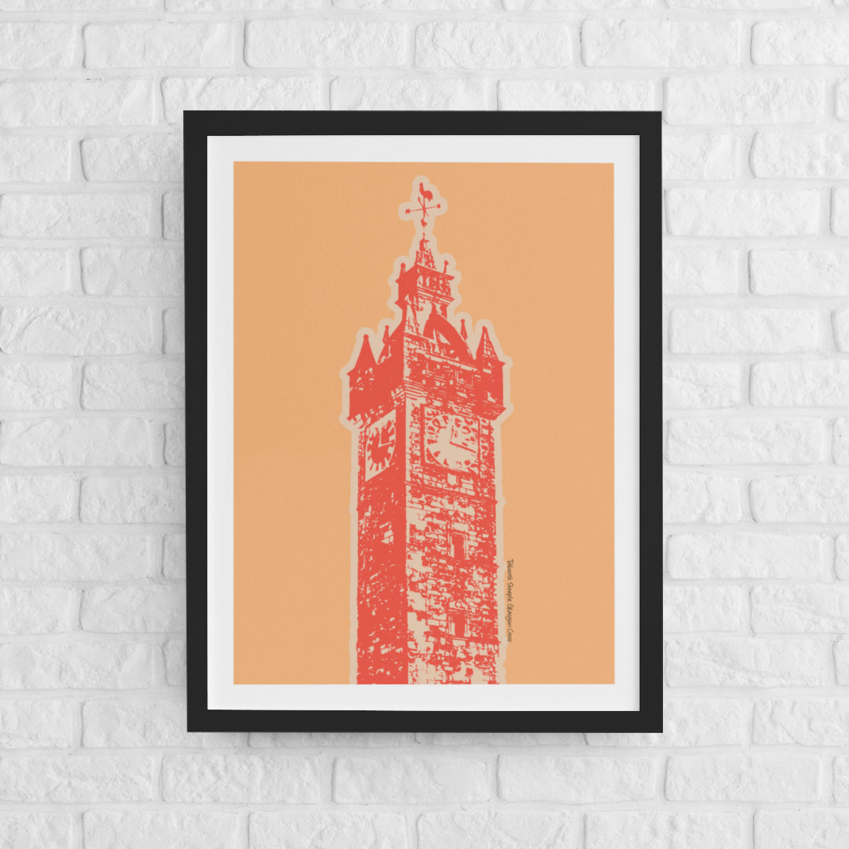 Tolbooth Steeple, Glasgow - Pop Colour Art