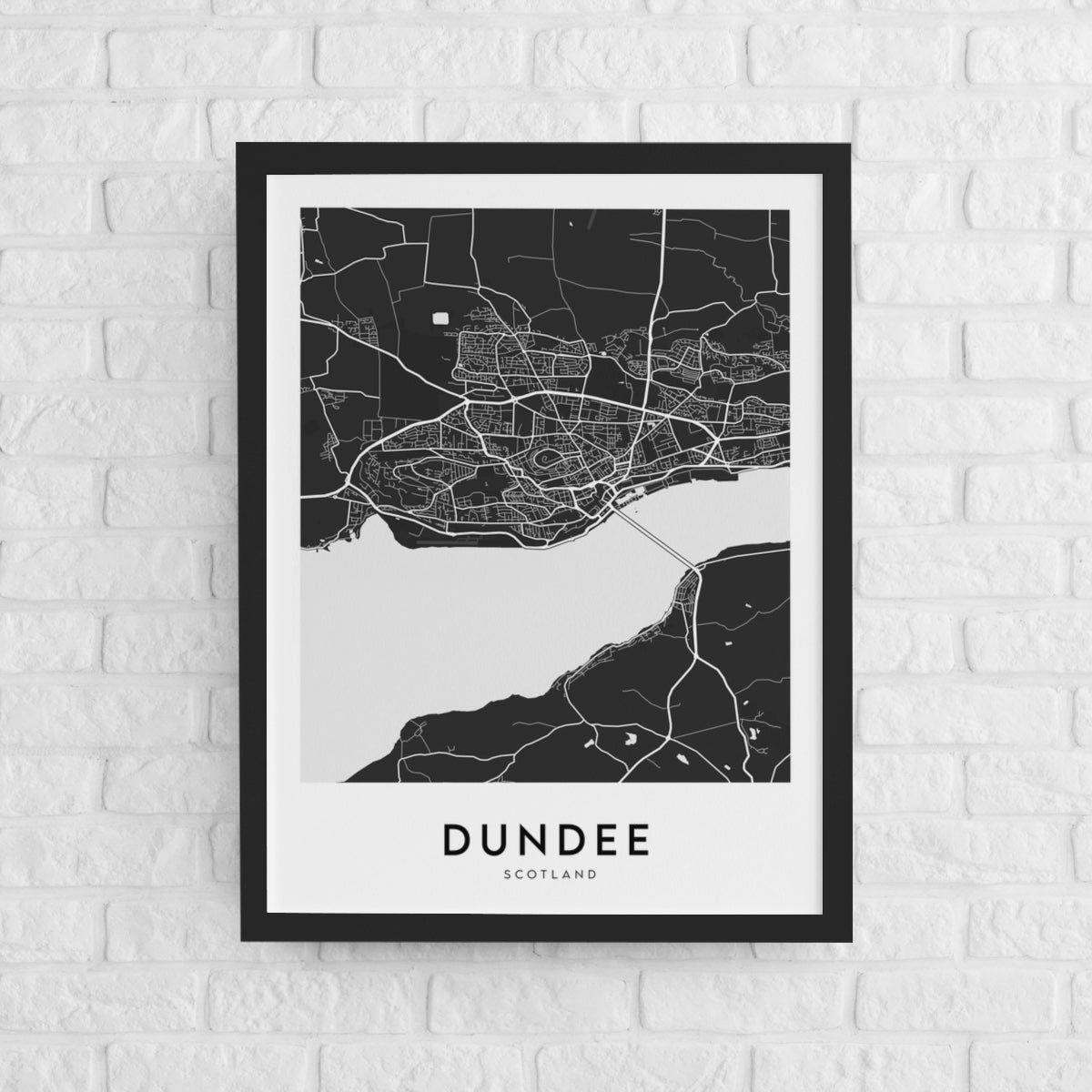 Dundee Map (Black)