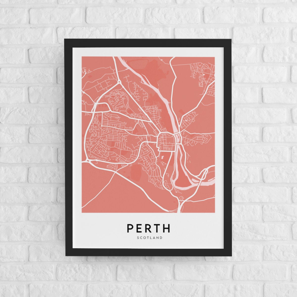 Perth Map (Coloured)
