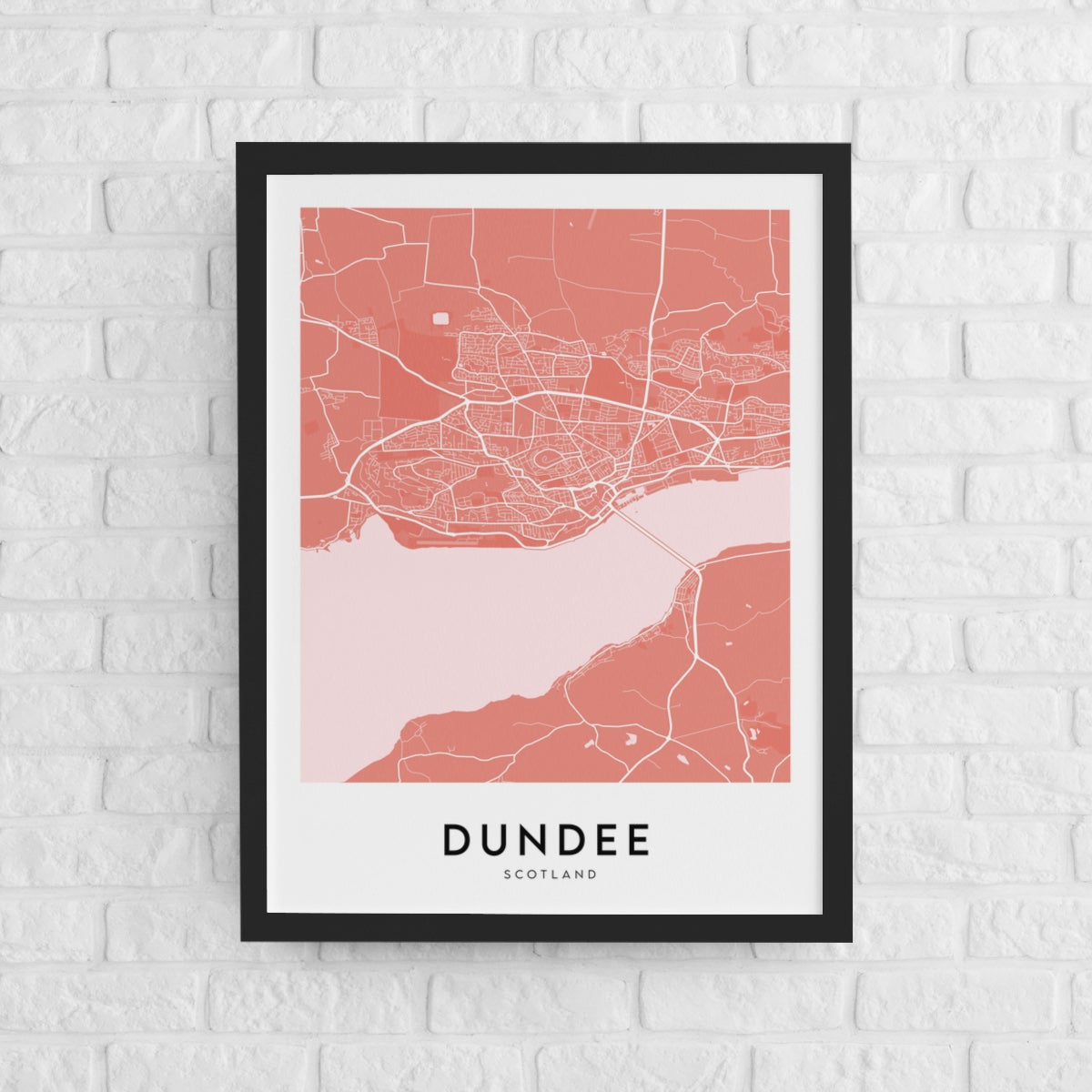 Dundee Map (Coloured)
